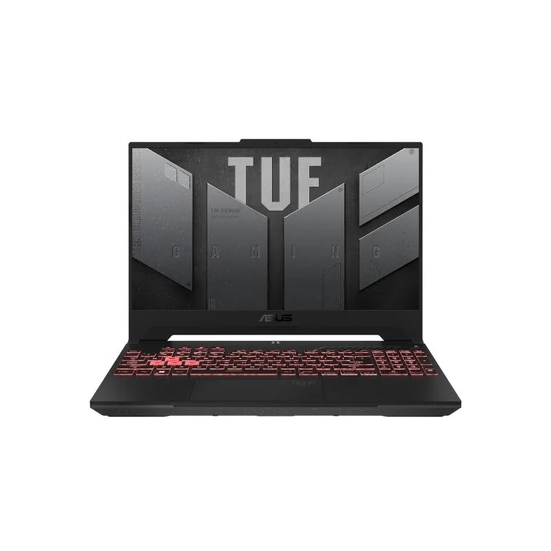 asus tuf a15 fa507rm hn082w gaming notebook front view