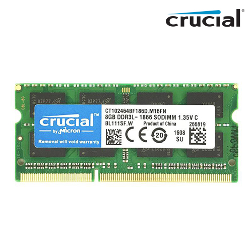 [AS6-RAM8G]8GB DDR3L-1866 204 pin SO-DIMM RAM - Great Ocean