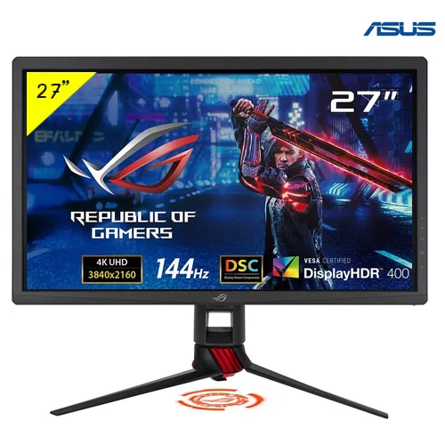 (ASUS-XG27UQ) MONITOR (จอมอนิเตอร์) ASUS XG27UQ 27" IPS 4K HDR 144Hz G-SYNC-COM