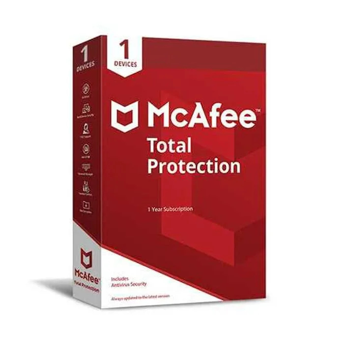 product mcafee total protection one device three year