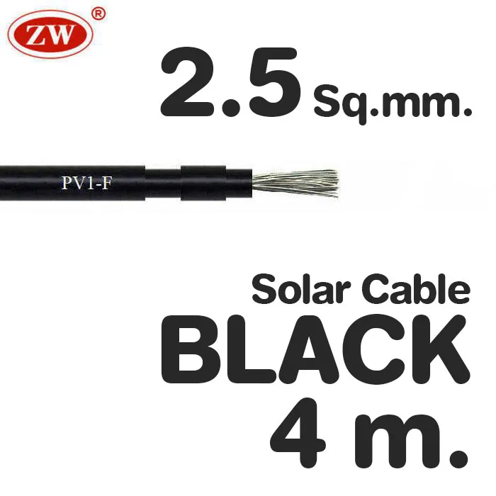 PV1F 2 5 BLACK 4m