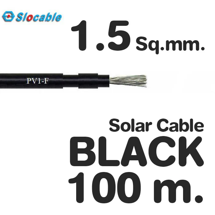 Slocable PV 1 5 BKx100m