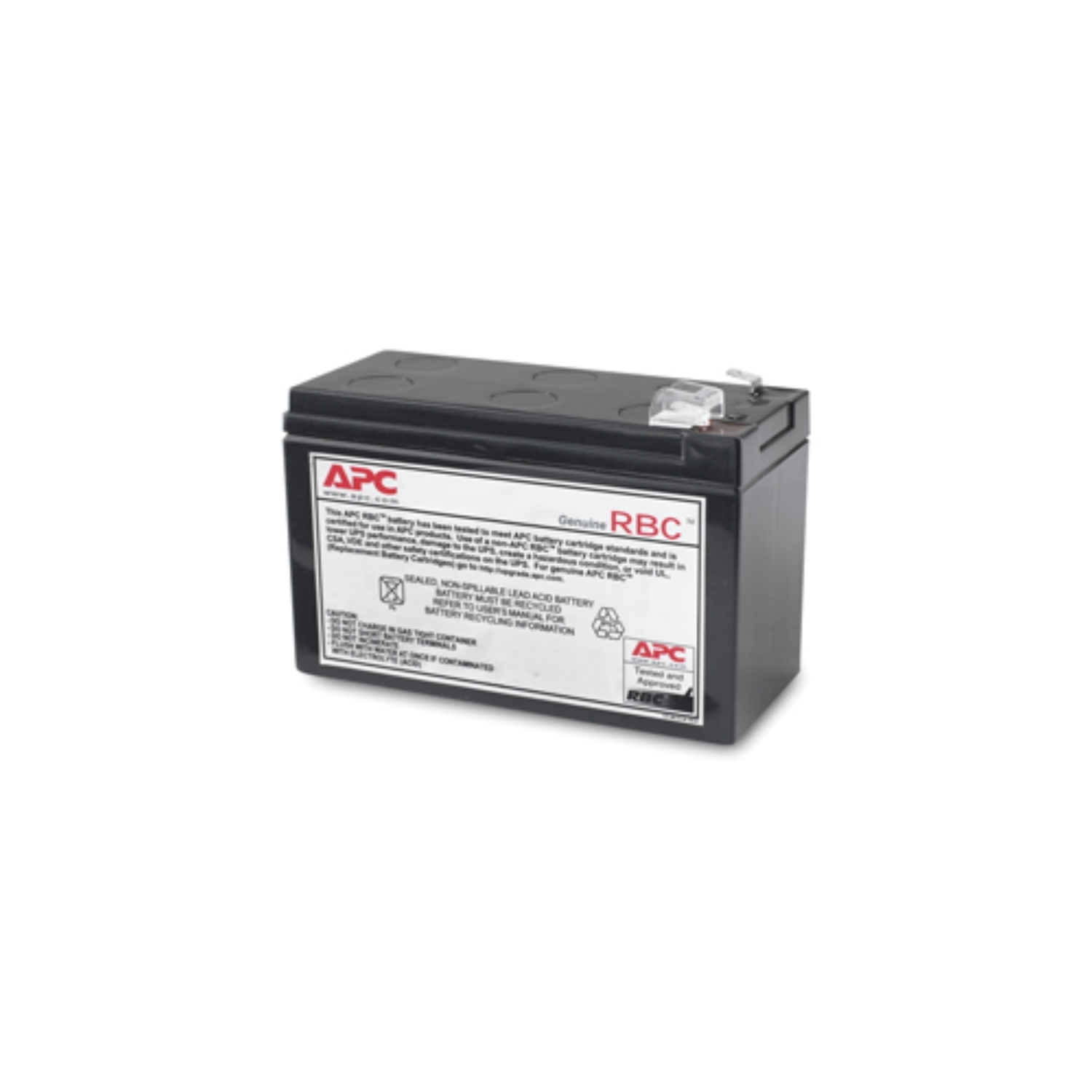 [APCRBC110] APC Replacement Battery Cartridge, VRLA battery, 7Ah, 12VDC