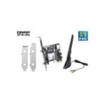 qnap qxp w6 ax200 wi fi 6 pcie wireless card with antenna brackets for nas