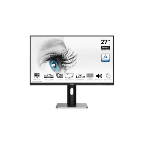 msi pro mp273qp 27 ips 2k monitor 75hz front view