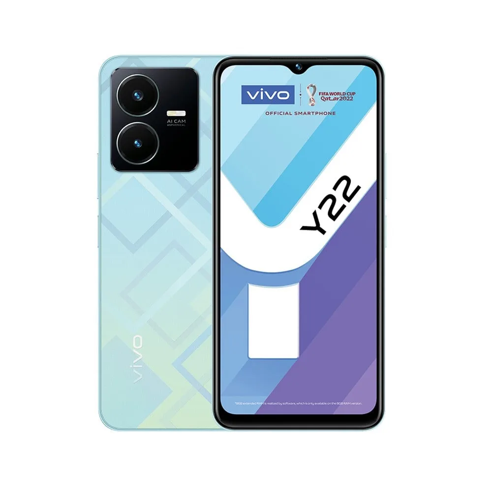 vivo Smartphone Y22 464GB Metaverse Green 1 square medium