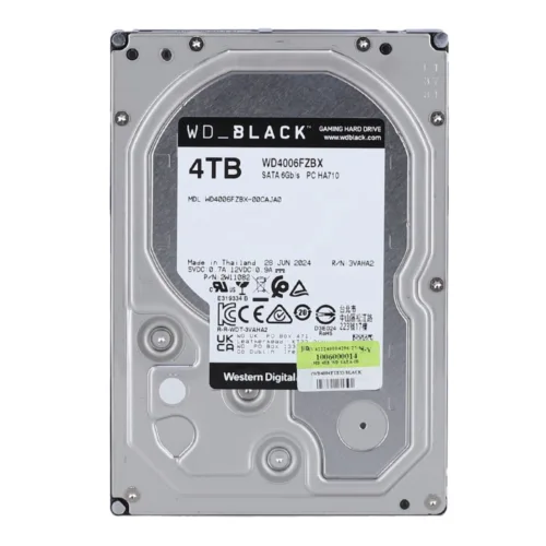 4 TB 3.5 INCH HDD WD BLACK - 7200RPM SATA3 [WD4006FZBX] ราคา ถูก