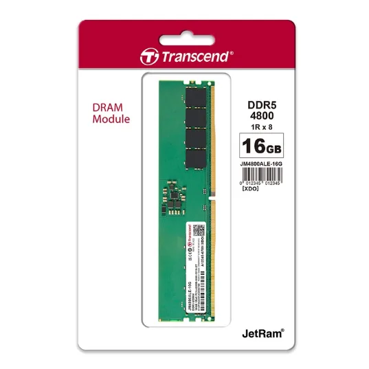Transcend RAM-Memory DDR5-4800 Long-DIMM 16GB