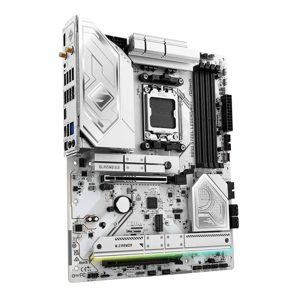MAINBOARD (เมนบอร์ด) ASROCK B850 STEEL LEGEND WIFI (AMD SOCKET AM5 DDR5 ATX) - Image 4
