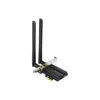 (ARCHER-TX50E) AX3000 Wi-Fi 6 Bluetooth 5.0 PCIe Adapter, Two High-Gain Dual Band Antennas, IEEE 802.11ax/ac/n/a 5 GHz,
IEEE 802.11ax/n/g/b 2.4 GHz,
Bluetooth 5.0/4.2/4.0, Intel Wi-Fi 6 Chipset