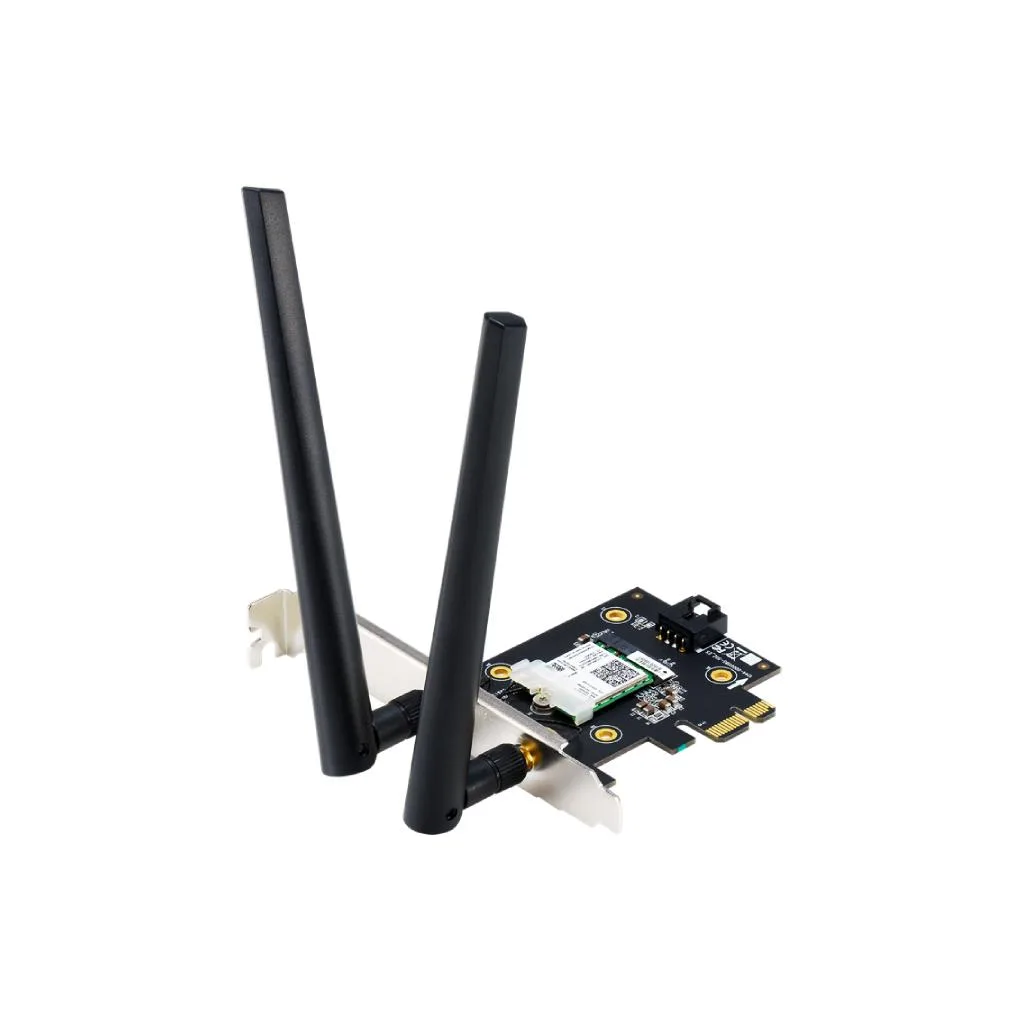 (90IG0610-MG0R10) AX3000 DUAL BAND PCI-E WiFi 6 (802.11ax) SUPPORTING 160MHz., BLUETOOTH 5.0, WAP3 NETWORK SECURITY, OFDMA AND MU-MIMO.