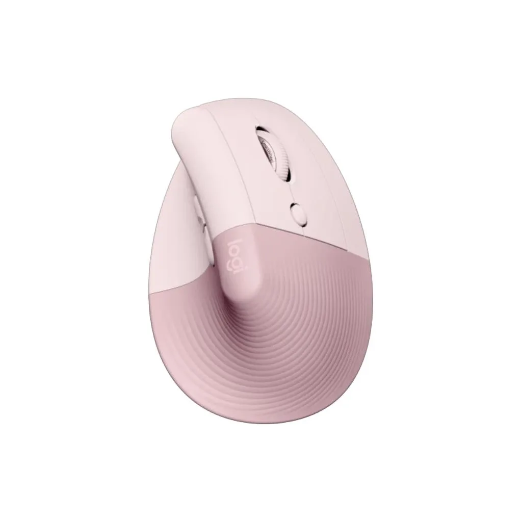 (910-006481) Logitech Lift Vertical Ergonomic Mouse (Dark Rose) Online Exclusive