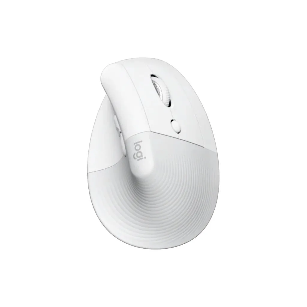 (910-006480) Logitech Lift Vertical Ergonomic Mouse Pale Grey (Hybrid)