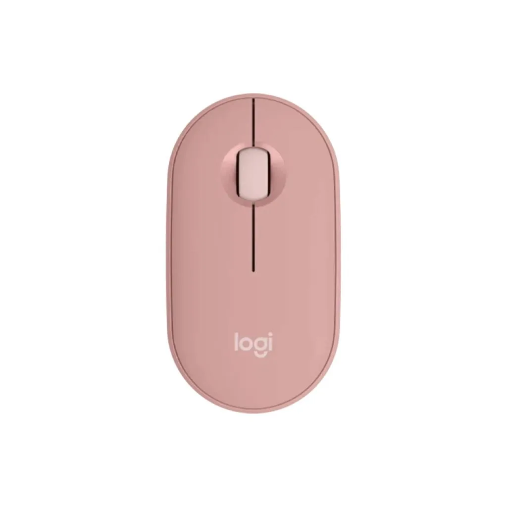 (910-006987) Logitech Pebble M350S Wireless Mouse-ROSE-2.4GHZ/BT-N/A-AP
