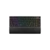 (90MP01W2-BKLA00) ROG Claymore II modular TKL 80%/100% gaming mechanical keyboard with ROG RX Optical Mechanical Switches, detachable numpad & wrist rest, wired & wireless 2.4G modes, extra customizable clicky hotkeys, volume control wheel and wireless Aura Sync