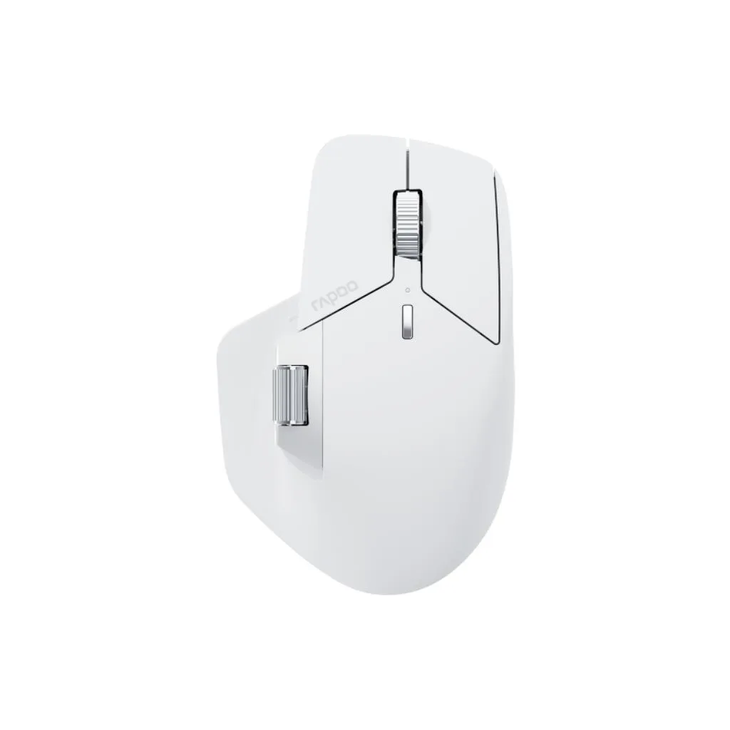 (12300) Rapoo MT760 Multi-mode Wireless Mouse Grey White
