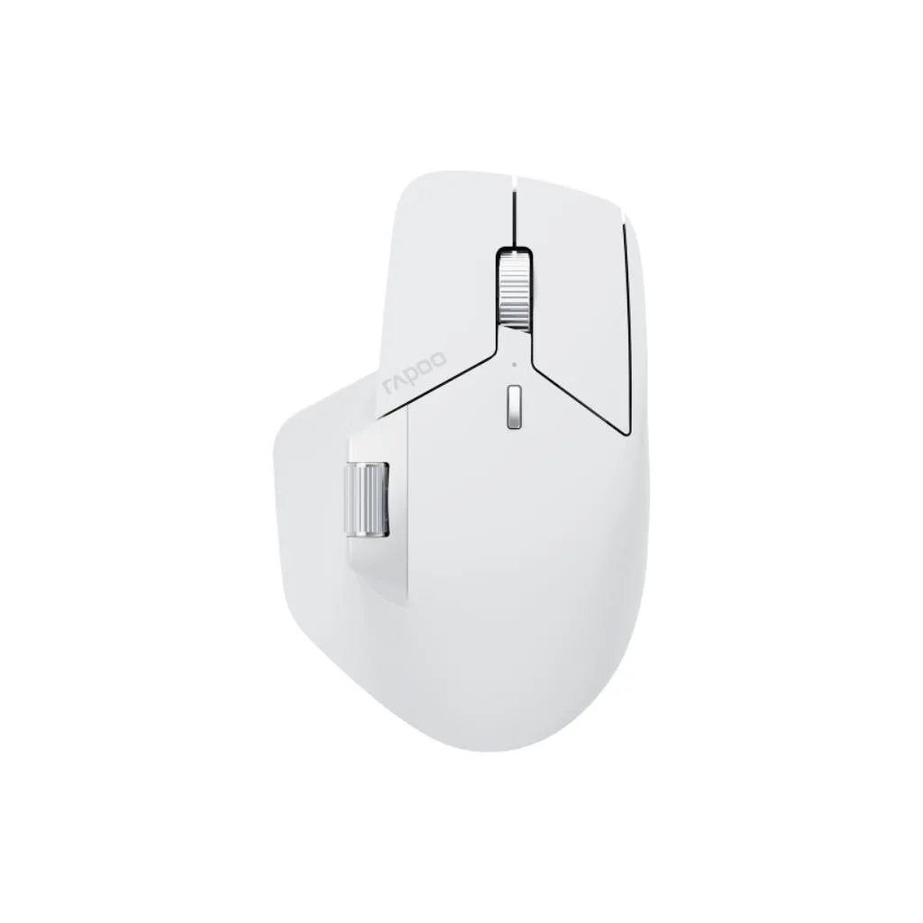 (12392) Rapoo MT760 Multi-mode Wireless Mouse Grey White