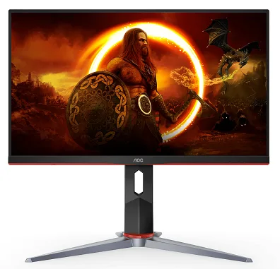 (24G2SP/67) MONITOR (จอคอมพิวเตอร์) AOC Gaming 24G2SP/6723.8" (IPS) 16:9 1100 : 1 (Typical) 80 Million : 1 (DCR) 1920 × 1080 @ 165Hz – DisplayPort, 1920 × 1080 @ 144Hz – HDMI, 1920 × 1080 @ 60Hz – VGA