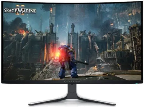(AW3225QF) MONITOR (จอคอมพิวเตอร์) Dell Alienware Curved Gaming 31.6" QD OLED 16:9 1 million: 1 at SDR and HDR 4K UHD 3840 x 2160 @240 Hz (DSC enabled and visually lossless)