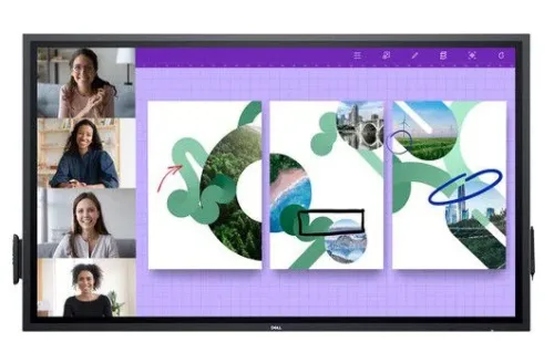 (SNSP6524QT) MONITOR (จอคอมพิวเตอร์) Dell Interactive 64.5" Touch IPS 16:9 1300:1 3840 x 2160 UHD @ 60Hz