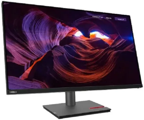 (63D1RAR1WW) MONITOR (จอคอมพิวเตอร์) Lenovo ThinkVision P32p-30 31.5" In-Plane Switching 16:9 1000:1 3840x2160 4K UHD @60Hz - Image 2