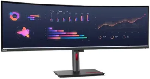 (63DBRAR1WW) MONITOR (จอคอมพิวเตอร์) Lenovo ThinkVision P49w-30 49.0" In-Plane Switching 32:9 2000:1 5120x1440 @60Hz - Image 2