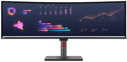 (63DBRAR1WW) MONITOR (จอคอมพิวเตอร์) Lenovo ThinkVision P49w-30 49.0" In-Plane Switching 32:9 2000:1 5120x1440 @60Hz