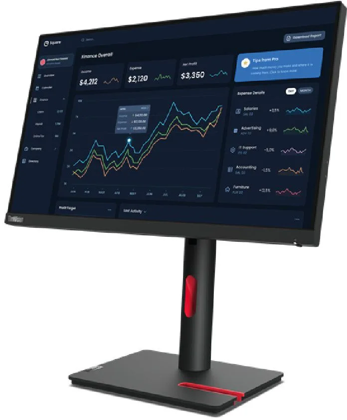 (63B2MAR6WW) MONITOR (จอคอมพิวเตอร์) Lenovo ThinkVision T23i-30 23" In-Plane-Switching 16:9 1000:1 1920 x 1080 - Image 3