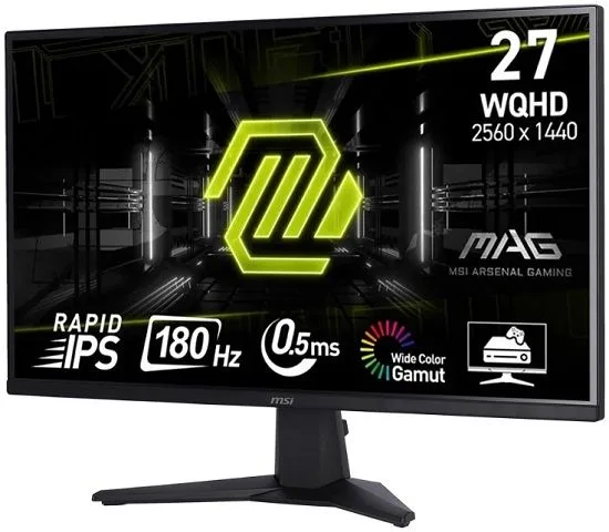 (275QF) MONITOR (จอคอมพิวเตอร์) MSI MAG 275QF27.0" IPS 16:9 1000:1 2560 x 1440 (WQHD) @180Hz - Image 2