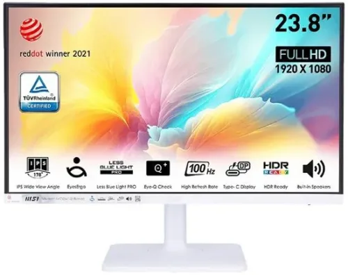 (MD2412PW) MONITOR (จอคอมพิวเตอร์) MSI Modern MD2412PW23.8" IPS 16:9 1,000 : 1 1920x1080 (FHD)