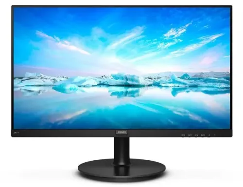 (241V8L6/67) MONITOR (จอคอมพิวเตอร์) Philips 241V8L6/6723.6" VA 16:9 3000:1 1920 x 1080 @ 75 Hz*