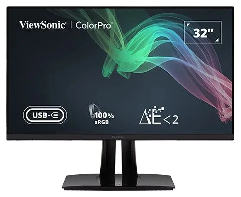 (VP3256-4K) MONITOR (จอคอมพิวเตอร์) ViewSonic ColorPro 4K VP3256-4K32" IPS Technology 16:9 1,000:1 (typ) 3840 x 2160 UHD
