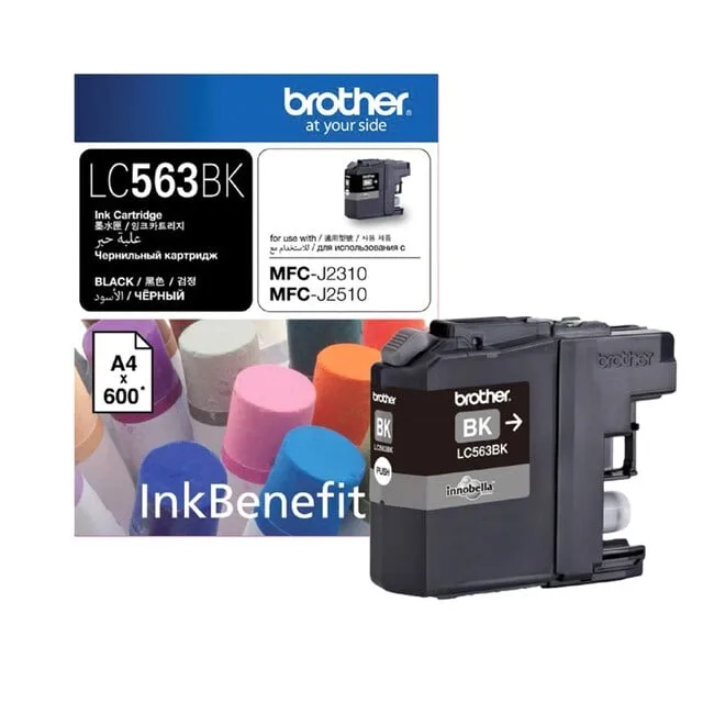 INK BROTHER (หมึกพิมพ์สำหรับปริ้นเตอร์) LC-563BK (BLACK)