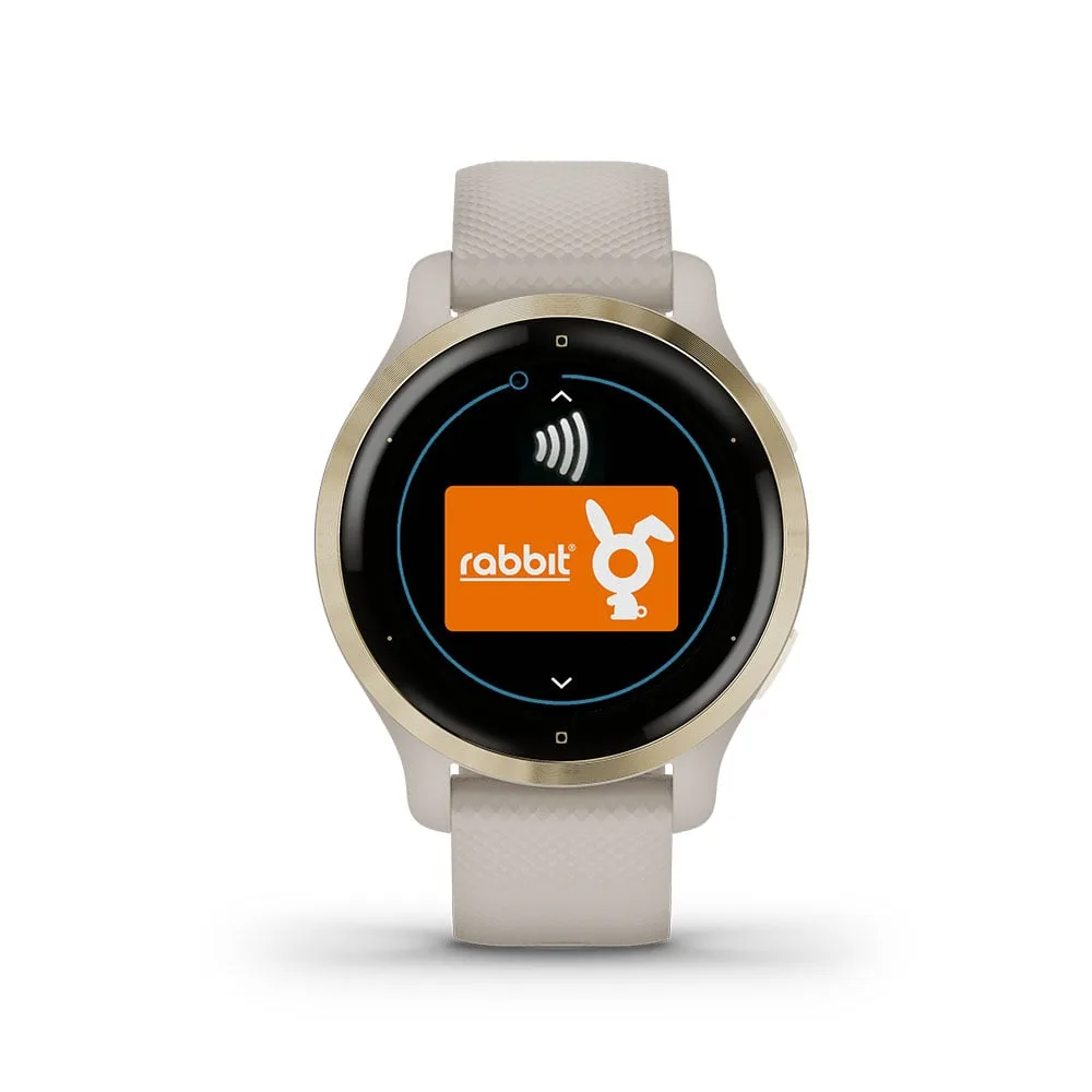SMARTWATCH (นาฬิกาอัจฉริยะ) GARMIN VENU 2S (753759281670) LIGHT GLOD BEZEL - Image 2