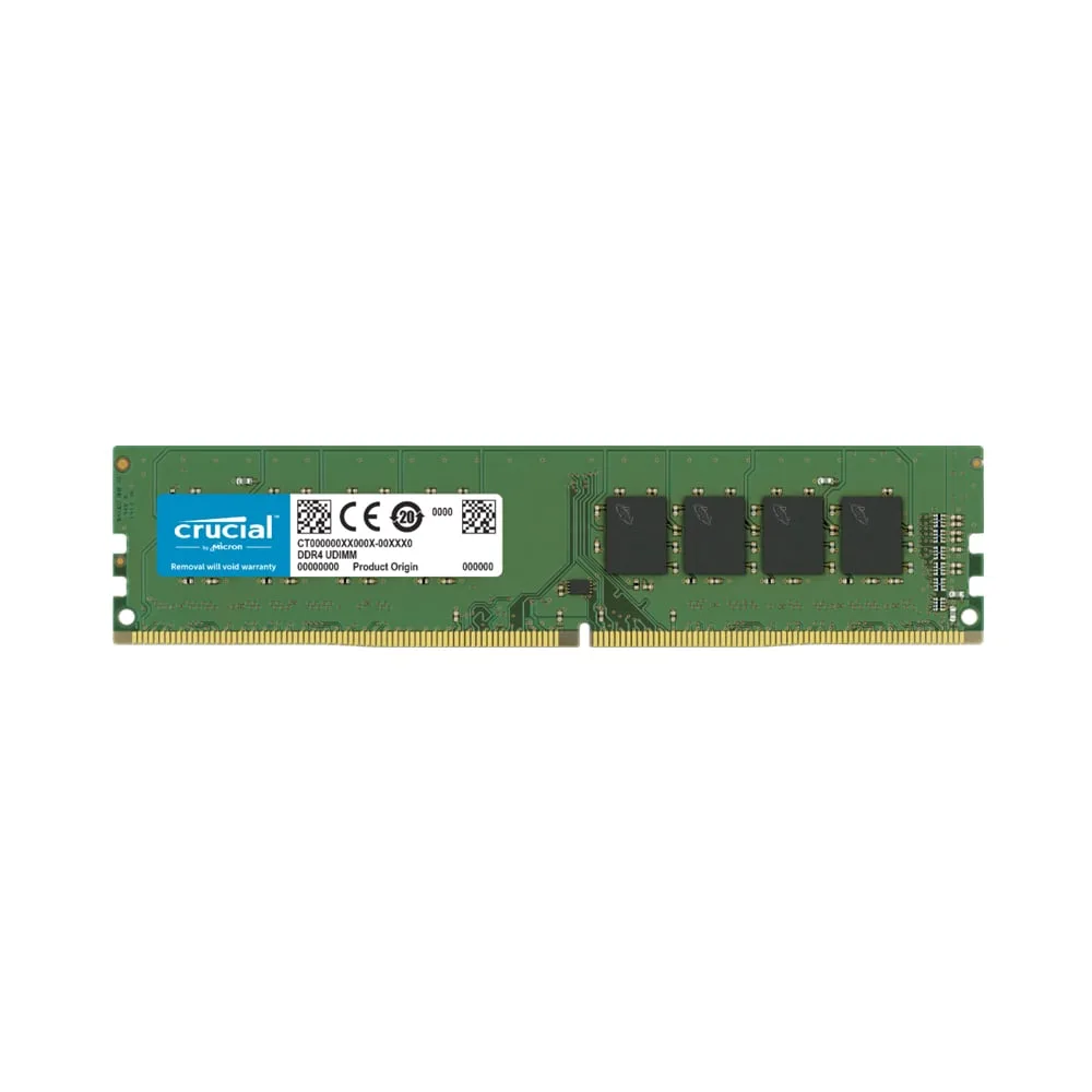 16GB (16GBx1) DDR4 3200MHz RAM (หน่วยความจำ) CRUCIAL 16GB DDR4-3200 UDIMM CL22 (CT16G4DFRA32A)