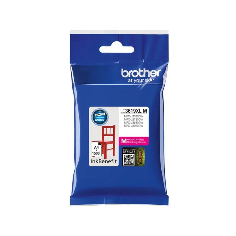 INK BROTHER (หมึกสำหรับเครื่องพิมพ์) LC-3619XLM (MAGENTA)