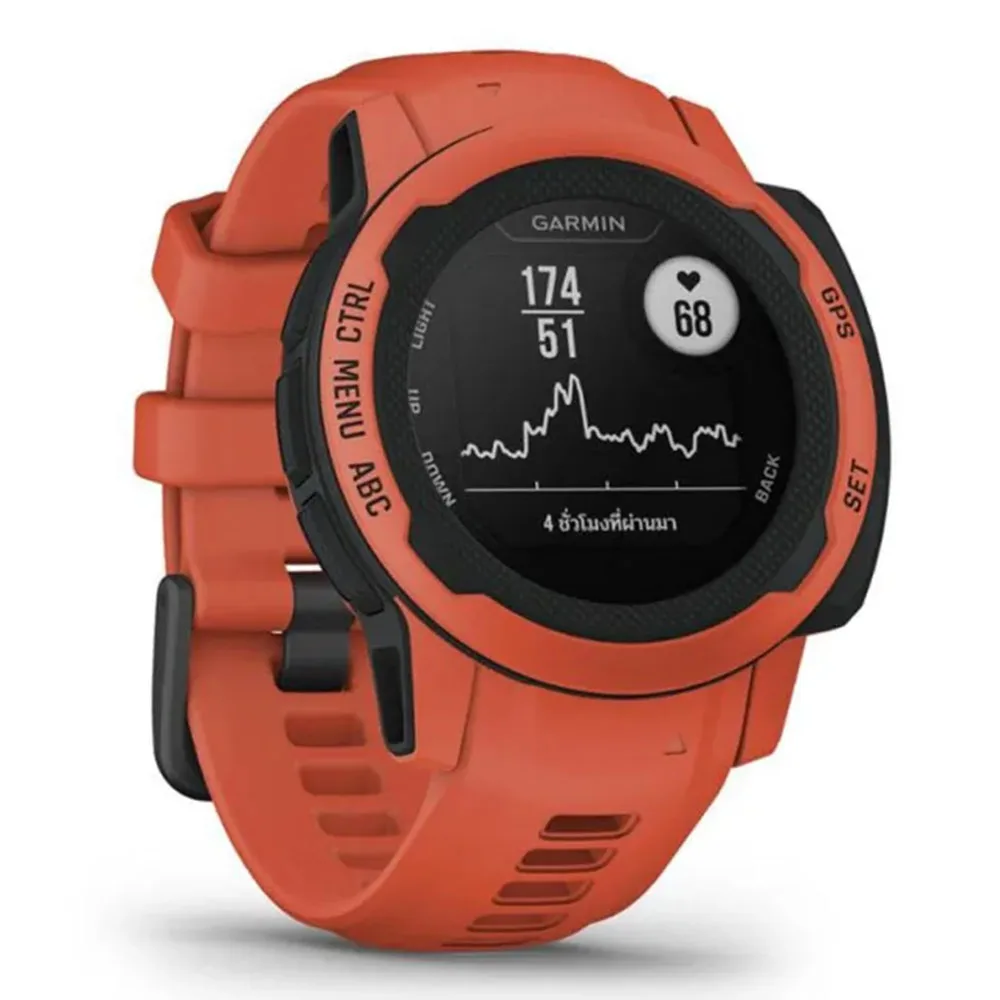 SMART WATCH (นาฬิกาอัจฉริยะ) GARMIN INSTINCT 2S STANDARD EDITION POPPY - Image 3