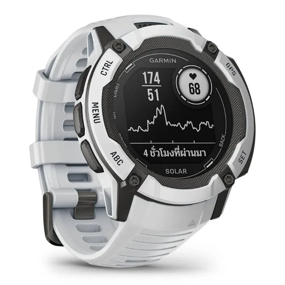 SMART WATCH (นาฬิกาอัจฉริยะ) GARMIN INSTINCT 2X SOLAR WHITESTONE - Image 3