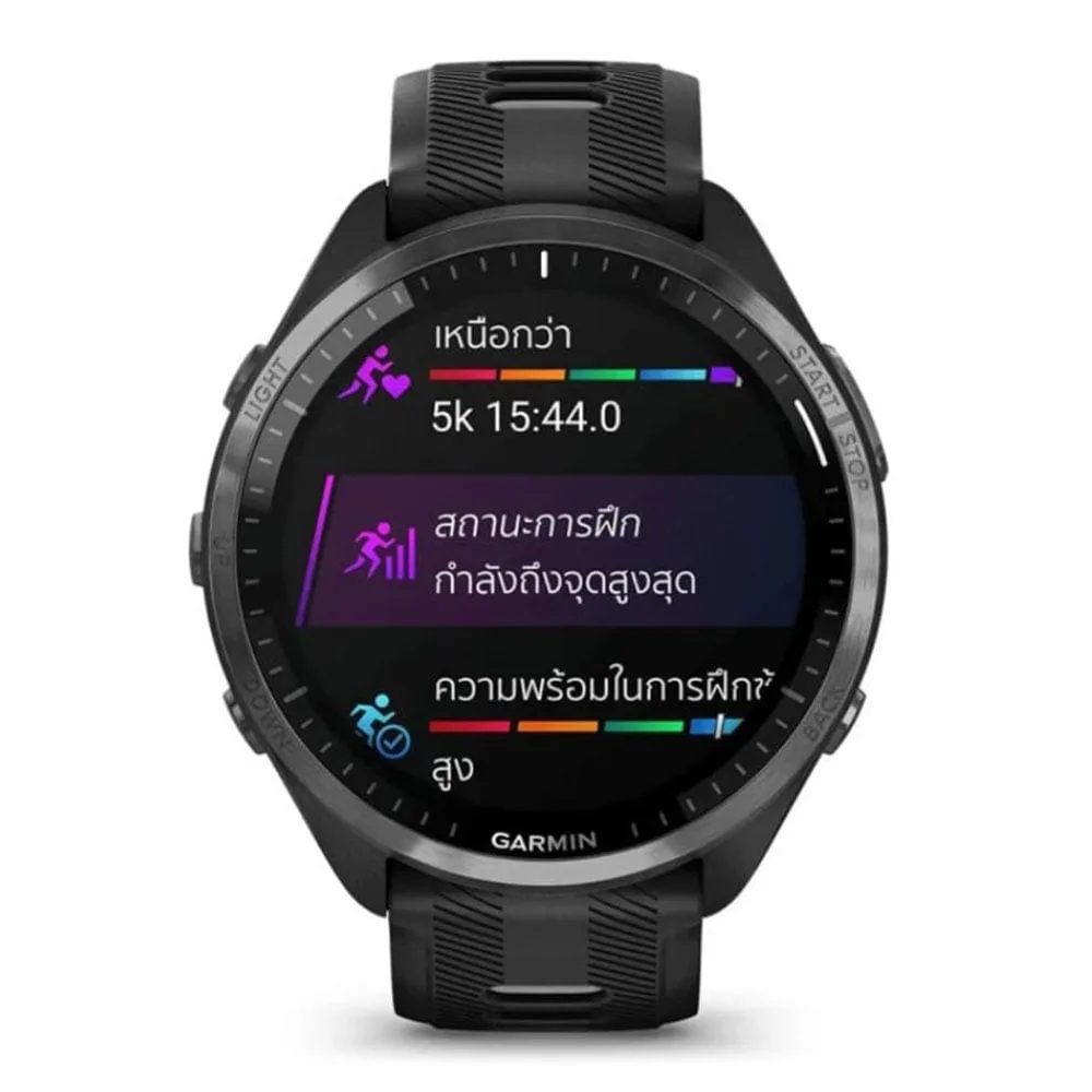 SMART WATCH (นาฬิกาอัจฉริยะ) GARMIN FORERUNNER 965 AMOLED (BLACK) - Image 2