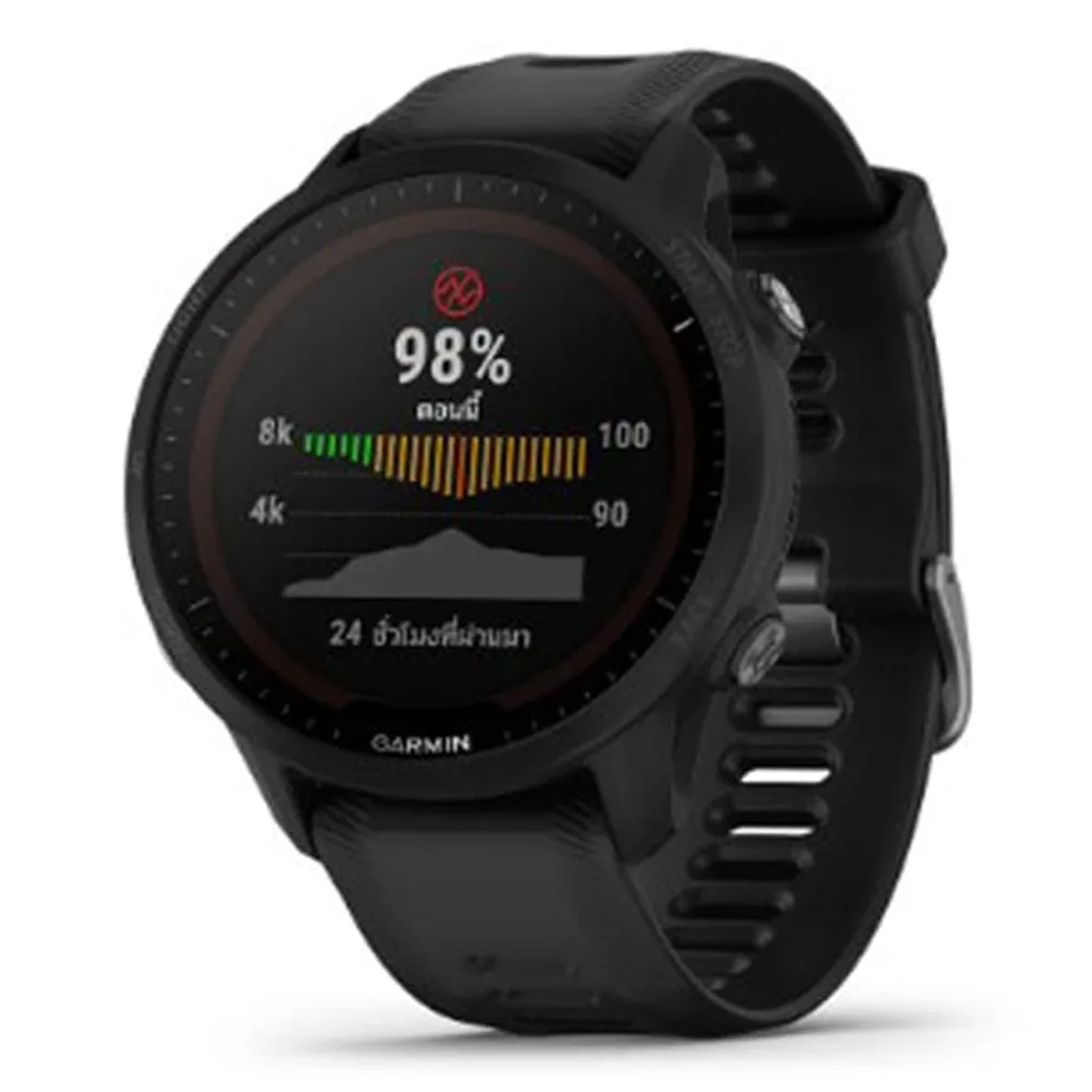 SMART WATCH (นาฬิกาอัจฉริยะ) GARMIN FORERUNNER 955 SOLAR BLACK (RB)