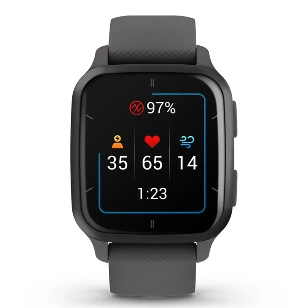 SMART WATCH (นาฬิกาอัจฉริยะ) GARMIN VENU SQ 2 SLATE WITH SHADOW GRAY BAND - Image 2