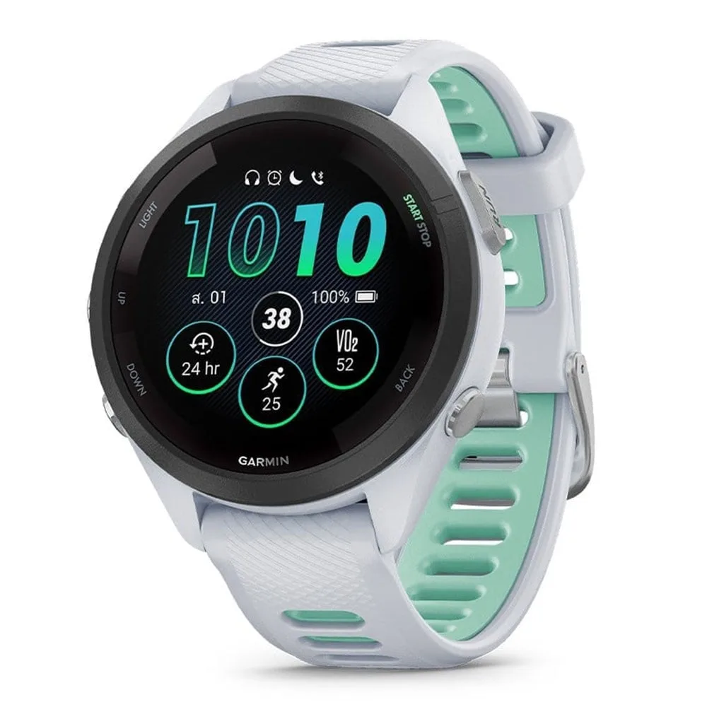 SMART WATCH (นาฬิกาอัจฉริยะ) GARMIN FORERUNNER 265S MUSIC AMOLED WHITESTONE (753759318673)