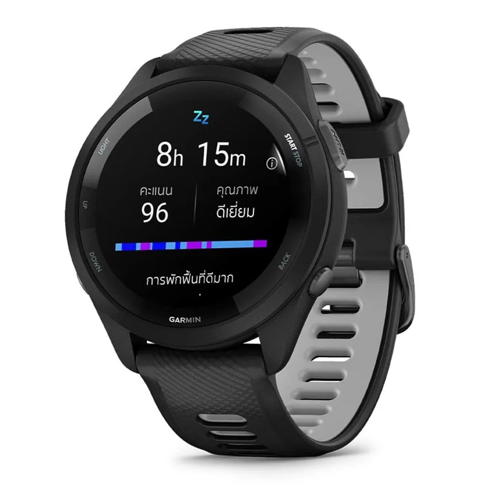 SMART WATCH (นาฬิกาอัจฉริยะ) GARMIN FORERUNNER 265 MUSIC AMOLED BLACK (753759318635)