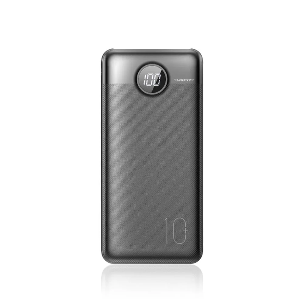 POWER BANK (แบตเตอรี่สำรอง) MOFIT POWERBANK M13PRO LED 10000mAh 37W BLACK