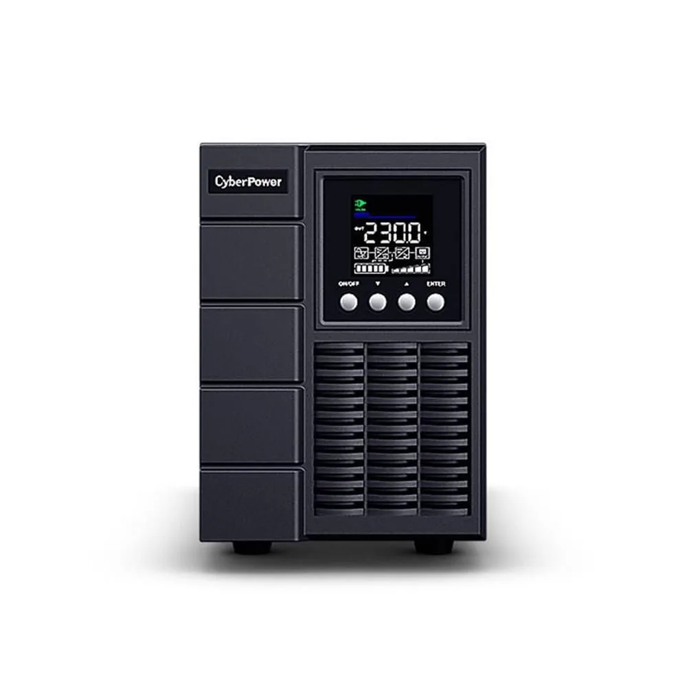 UPS (เครื่องสำรองไฟฟ้า) CYBER POWER OLS TOWER (CBP-OLS2000EA) 2000VA/1800W (BLACK)