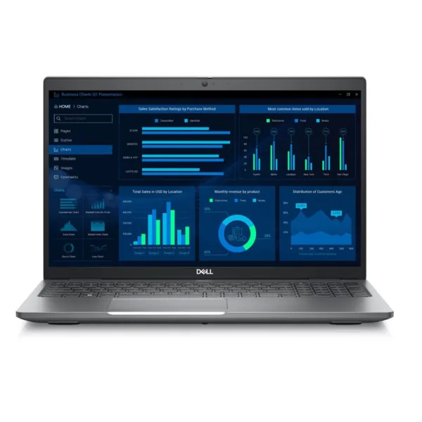 NOTEBOOK (โน้ตบุ๊คสำหรับองค์กร) DELL WORKSTATION M3581 i7-13800H (VPRO) 32GB 512SSD RTXA1000 (6GB) WIN11P (SNSM358102)