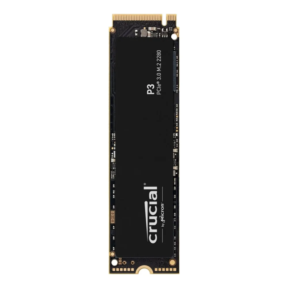 500GB SSD (เอสเอสดี) CRUCIAL P3 NVMe/PCIe3x4 M.2 2280 SSD 3D NAND (CT500P3SSD8) - Image 2