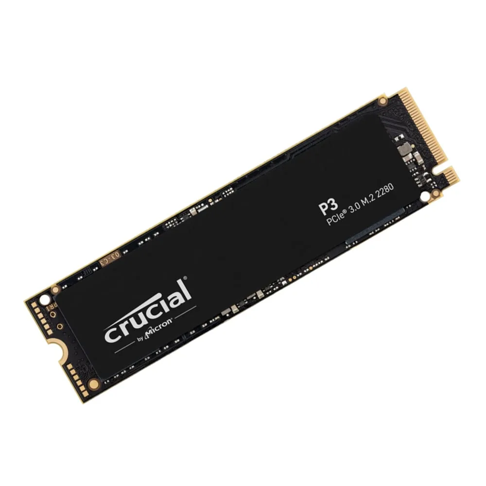 500GB SSD (เอสเอสดี) CRUCIAL P3 NVMe/PCIe3x4 M.2 2280 SSD 3D NAND (CT500P3SSD8) - Image 3