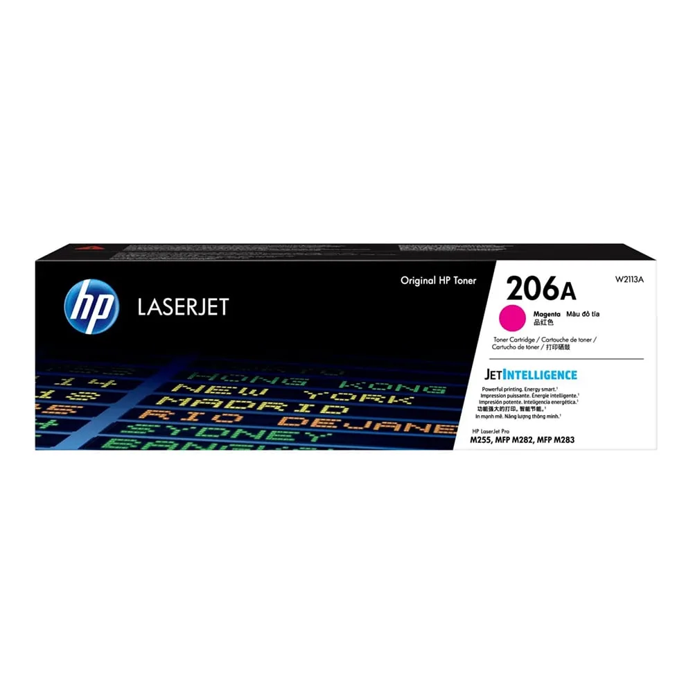 TONER HP (หมึกสำหรับเครื่องพิมพ์) LASERJET CARTRIDE HP 206A MAGENTA (W2113A) (HPI-W2113A)