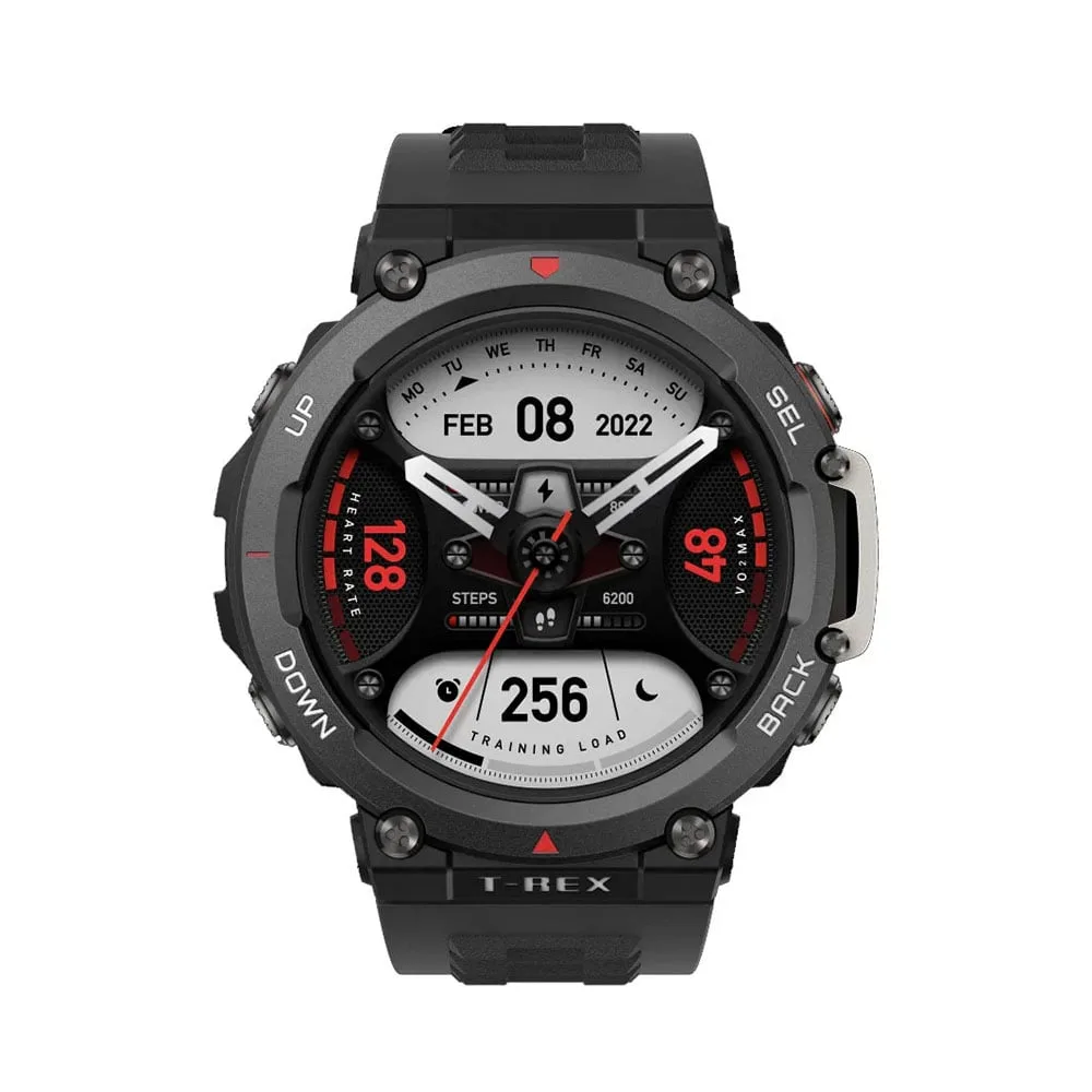 SMART WATCH (สมาร์ทวอทช์) AMAZFIT T-REX2 EMBER BLACK (6972596105077)